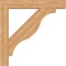 Ekena Millwork Funston Block Smooth Bracket w/ Offset Brace, Western Red Cedar, 7 1/2"W x 44"D x 44"H BKT0806X44X44FST05SWR - alternate 2